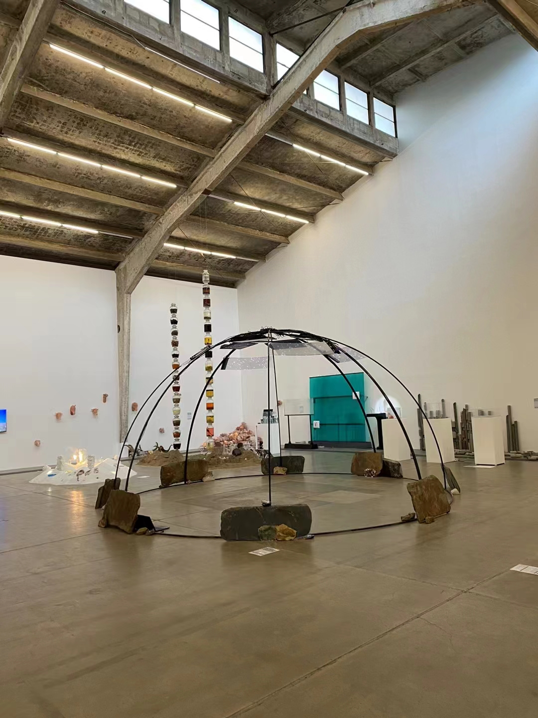 《生态实验室》展览现场，北京常青画廊，2024年5月