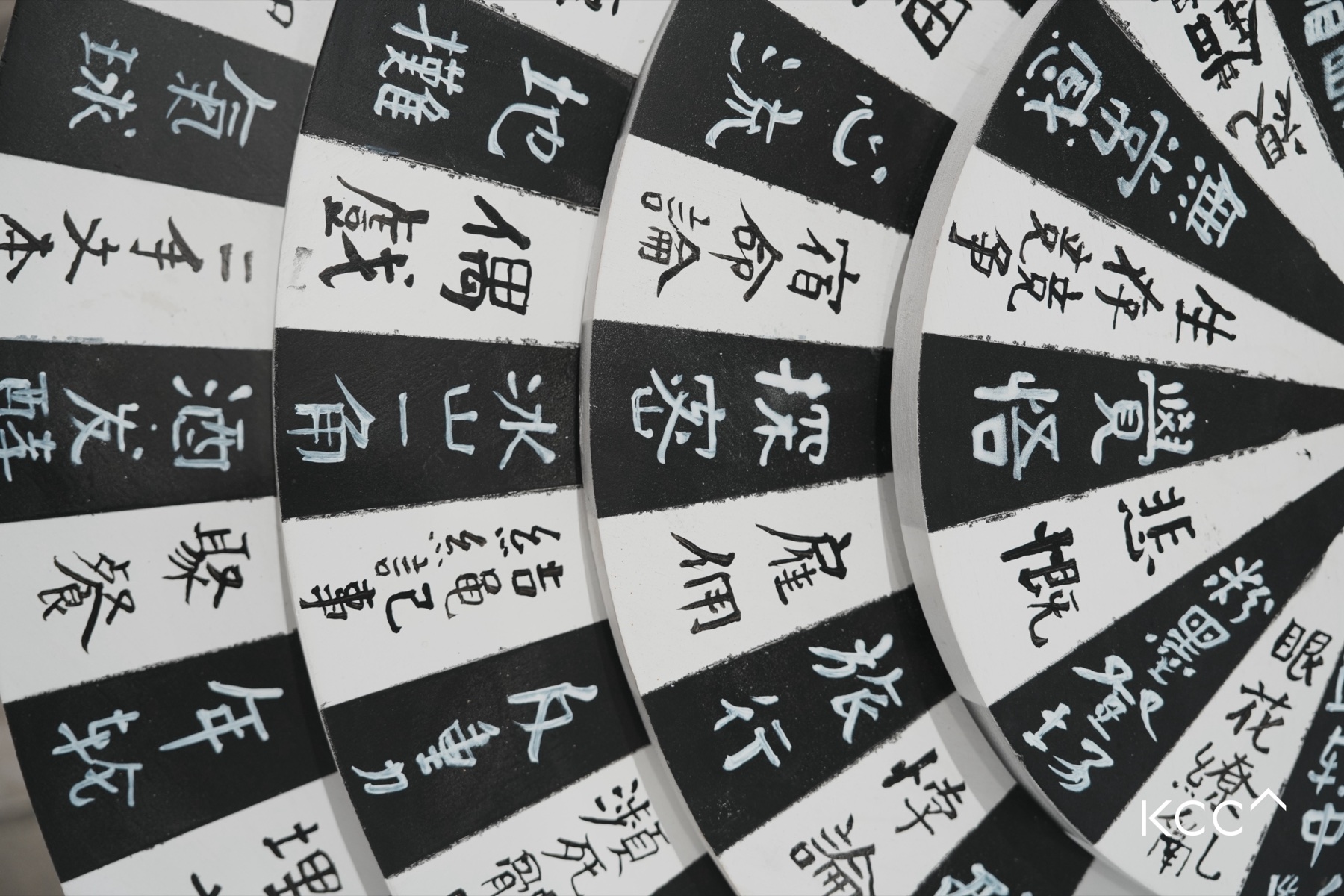 文字圆盘装置局部